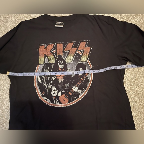 Kiss Black T Shirt Size Large - Picture 5 of 6